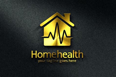 Home Health Care Logo Template Creative Logo Templates ~ Creative Market