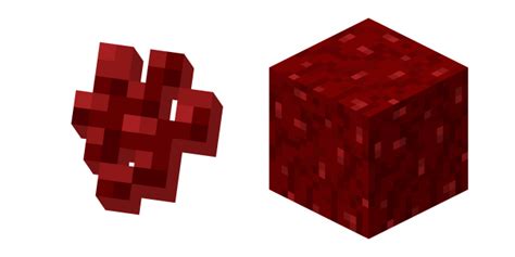 Minecraft Nether Wart And Block Cursor Custom Cursor