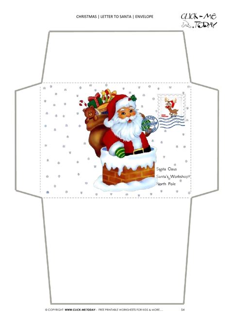 Free printable letter & envelope to and from santa claus templates ⭐ download and print for free! Santa Claus Envelope Free / Envelope, Santa Letters, Santa ...