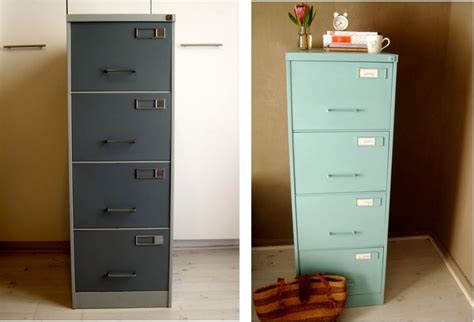 This vintage file cabinet makeover with mid century legs is a modern pop of style and color. 1000+ images about Filing Cabinets Turned Decor on ...