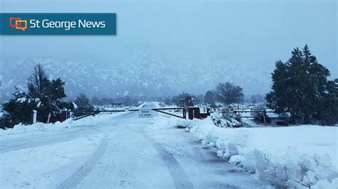 Winter Storm Could Bring 3 6 Inches Of Snow To St George 1 2 Feet To