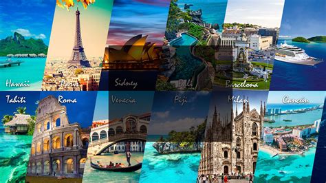 Travel Collage Wallpapers Top Free Travel Collage Backgrounds