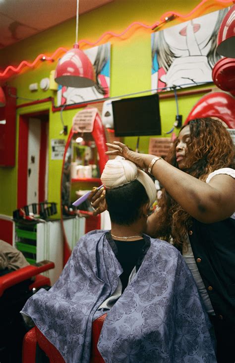 this photo series shows afro caribbean hair culture in a new intimate light black hair salons