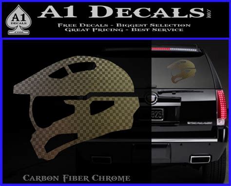 Halo Master Chief Spartan Helmet Decal Sticker A1 Decals