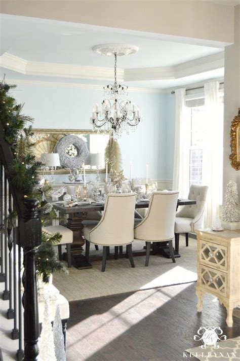 2015 Christmas Home Tour Kelley Nan Christmas Dining Room Home Decor