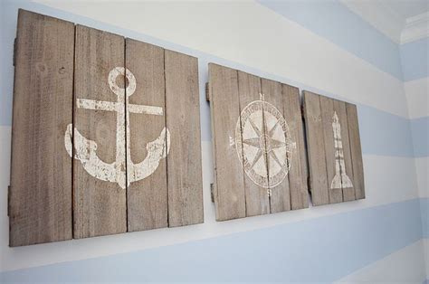 Rustic Boat Wood Signage And Nautical Decor Baby Boy Nautical Nursery