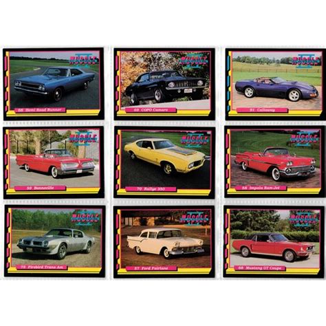 Muscle Cars Ii Cards 1992 54 Cards All Unique