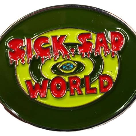 Mtv Daria Sick Sad World Logo Pin Etsy