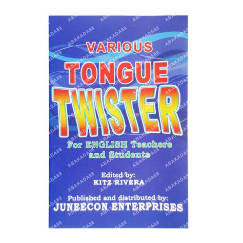 Various Tongue Twister Lazada Ph