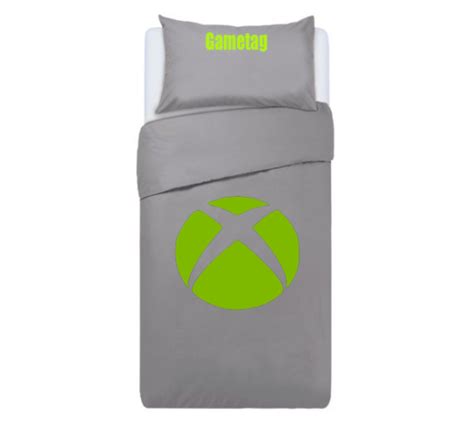 Xbox Themed Console Duvet Cover Amp Pillows Bedding Set Personalised