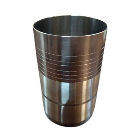 Plain 500ml Round Stainless Steel Glass For Home Material Grade 302