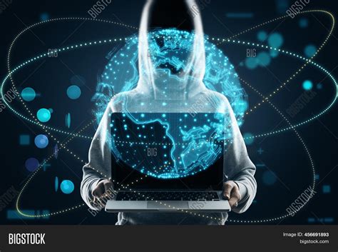 Hacker Hand Holding Image And Photo Free Trial Bigstock