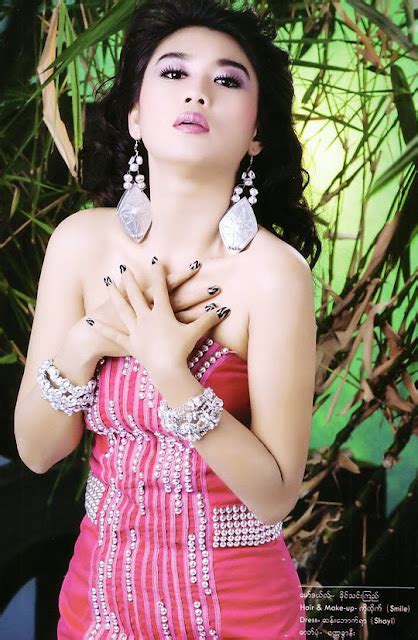 Myanmar Beauty Myanmar Popular Actress Khine Thinn Kyi S Beautiful Fashion