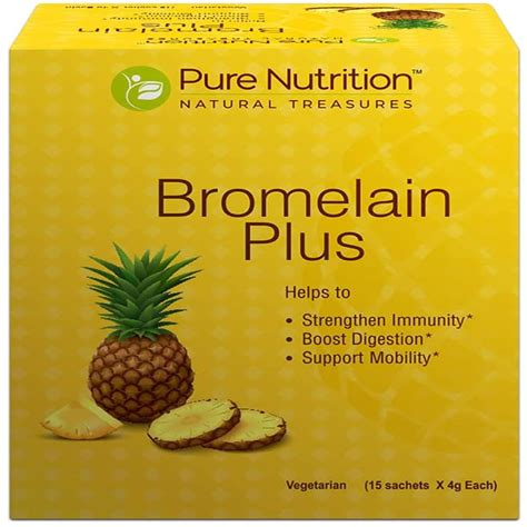 Pure Nutrition Bromelain Plus 2400 Gdu New And Revised Bromelain