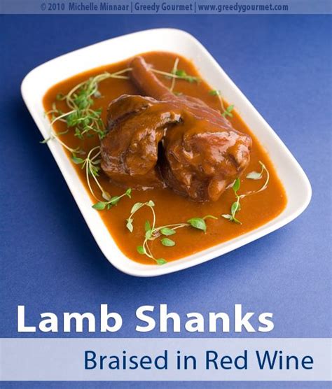 Lamb Shanks Braised In Red Wine The Perfect Hearty Lamb Stew Any