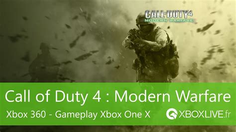Call Of Duty 4 Modern Warfare Xbox 360 Gameplay Xbox One X