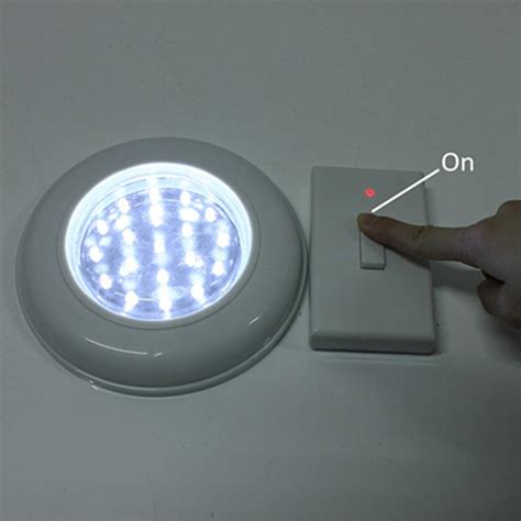 Cordless Ceilingwall Light With Remote Control Light Switch