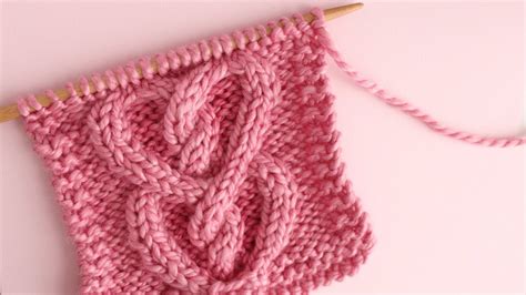 Knit and Crochet Today Free Patterns for Beginners Studio Knits Cable Heart Free Knit Stitch ...