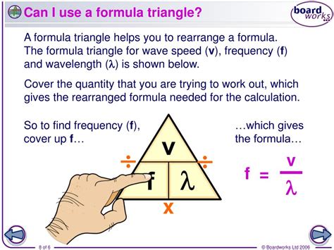 Frequency Formula Triangle