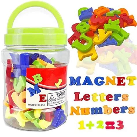 Magnetic Letters Numbers Alphabet Fridge Refrigerator Magnets Colorful