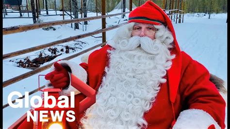 Santa Claus Begins Christmas Journey Around The World From Finland