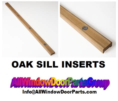 Peachtree Entry And Patio Door Parts Adjustable Oak Threshold Sill