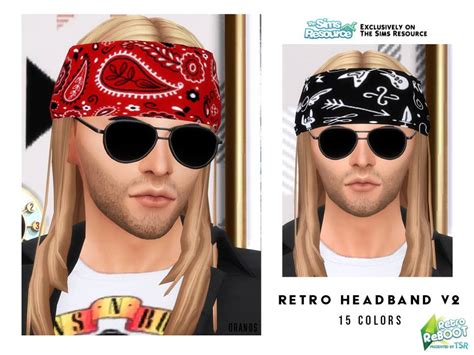 Sims 4 — Retro Reboot Retro Headband V2 By Oranostr — New Mesh 15
