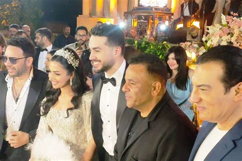نجوم التسعينات يحيبون حفل زفاف ابنة حميد الشاعرى الصالح 13