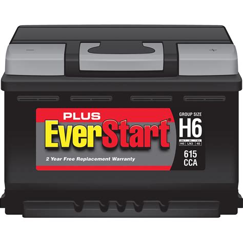 EverStart Plus Lead Acid Automotive Battery Group Size H6 Walmart Com