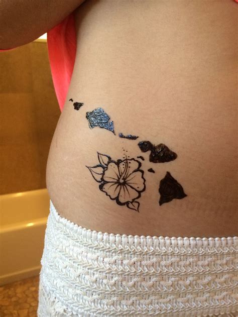 Custom flowers tattoo design by willemxsm on discover delicate greatness with the top 80 best hibiscus tattoo designs for men. Henna tattoo of the Hawaiian Islands and a hibiscus flower ...