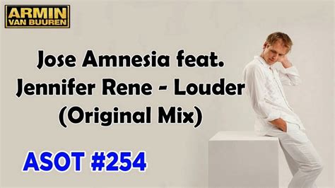 Jose Amnesia Feat Jennifer Rene Louder Original Mix Youtube