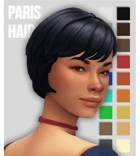 Sims 4 Okuree Hair