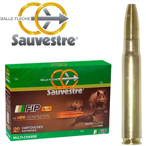 Balles Flèche Sauvestre Fip Plus Ng 93x62 269 Grains Par 20 Chasse