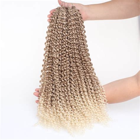 18inch Passion Twist Crochet Hair Synthetic Braiding Hair Water Wave