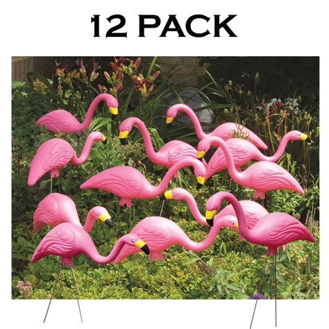 Pink Flamingo Yard Decor Lonestarolfe