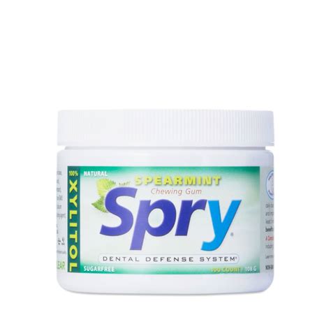 List of best chewing gum brands, including all natural chewing gum, xylitol chewing gum and chewing gum without aspartame. Spearmint Xylitol Gum by Spry - Thrive Market