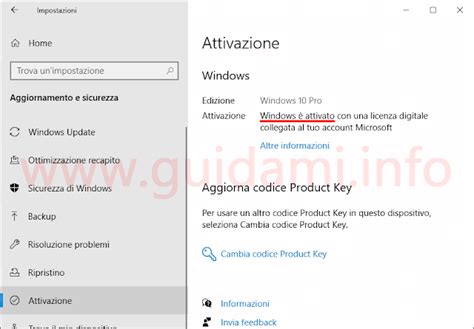 Vedere Se Windows 10 è Attivato Dopo Aggiornamento O Installazione