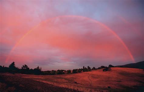 50 Incredible Inspirational Double Rainbows Pics Rainbow Sunset