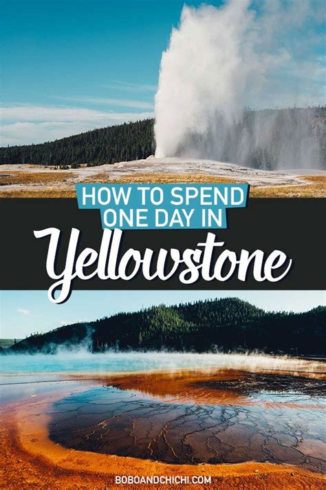The Best Of Yellowstone In One Day Yellowstone Itinerary