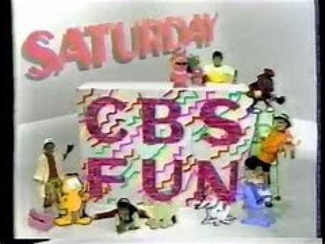 CBS Saturday Morning Cartoon Lineup With Commercials 1990 Spring