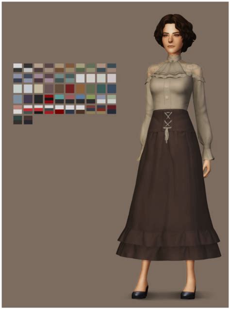 Maxi Skirts Custom Content You Need In The Sims 4 — Snootysims