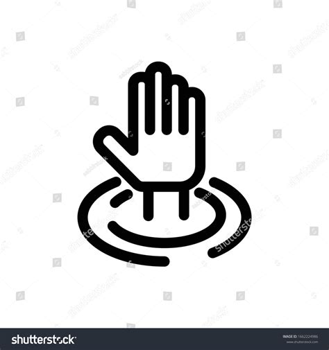Help Needed Icon Flat Vector Graphic Stock Vector Royalty Free