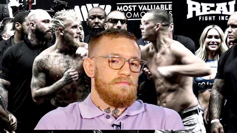 conor mcgregor reacts to nate diaz s decision loss to jake paul ufc and mma