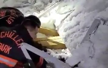 Illinois Firefighters Rescue Woman Trapped Under Icy Awning For