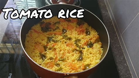 How To Make Simple Tasty Tomato Rice Recipe Capris Kitchen Youtube