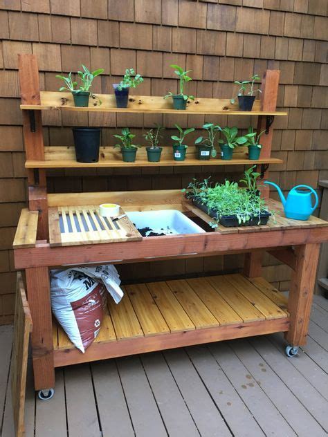 50 Best Potting Bench Ideas To Beautify Your Garden 03e