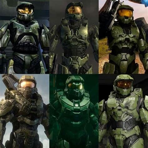 Evolution Of Chiefs Armor Master Chief And Cortana Halo Master Chief
