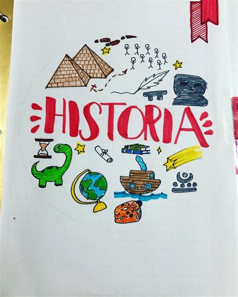 Portada De Historia Book Art Diy Creative Notebooks School Book Covers