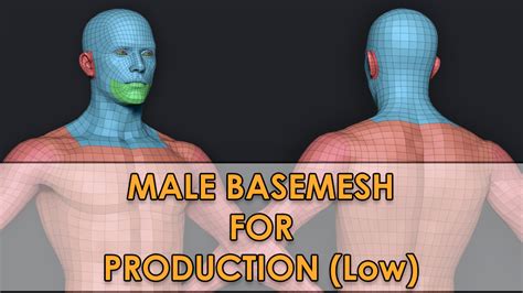 Artstation Stylized Male Head Basemesh Resources
