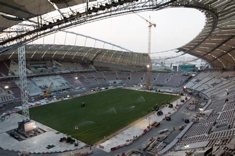 Khalifa International Stadium Pitch Laid In Record Time Sports Venue